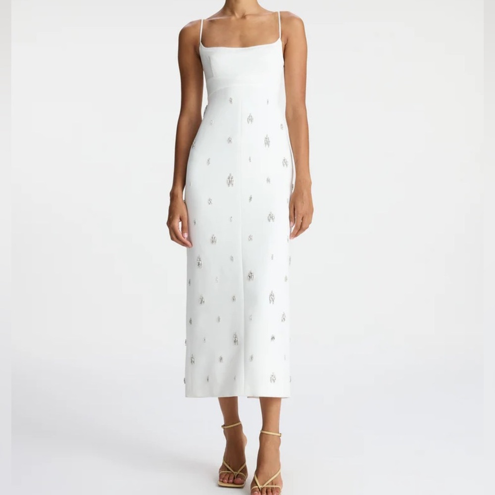 ALC Alana Embellished Midi Dress